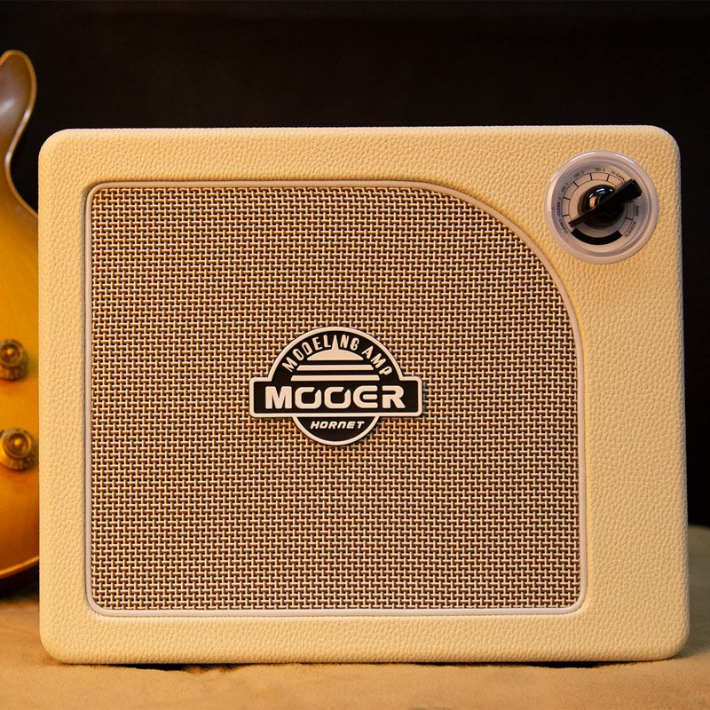 MOOER Guitar Amplifier Combo 15W, Practice Amp with 9 Digital Amp Models, 6.5" Speaker, Bluetooth, Headphone Output, for Electric/Acoustic Guitar and Bass-Hornet White - Image 5